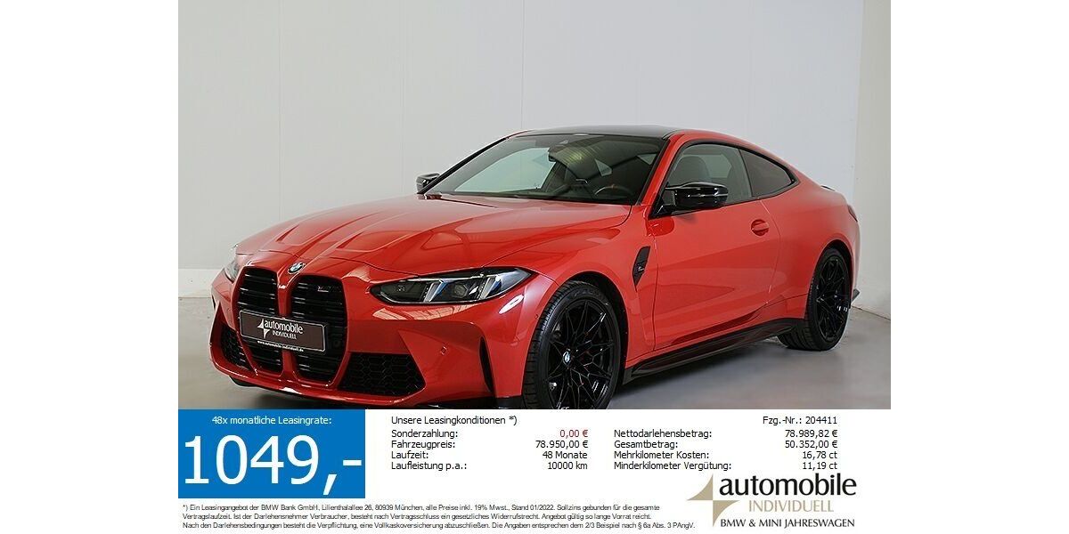 BMW M4 6.750 km 77.640 &euro; Paderborn 33100