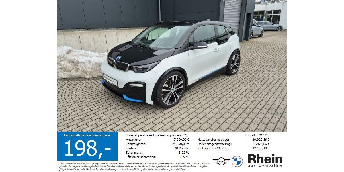 BMW i3 25.320 km 24.690 &euro; Buchen- Hettingen 74722