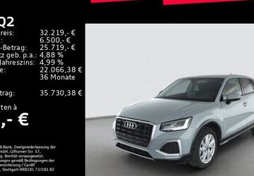 Audi Q2 7.600 km 32.219 &euro; Offenbach am Main 63071