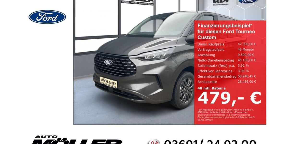 Ford Tourneo Custom 2.950 km 47.390 &euro; Eisenach 99817