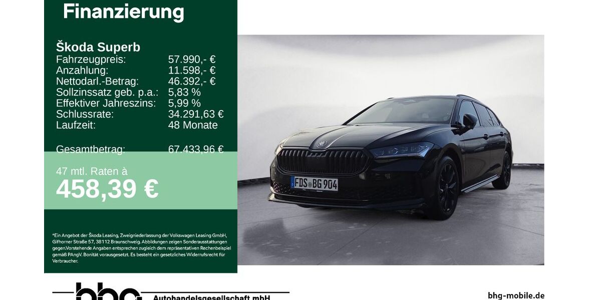 Skoda Superb 6.480 km 57.990 &euro; Freudenstadt 72250