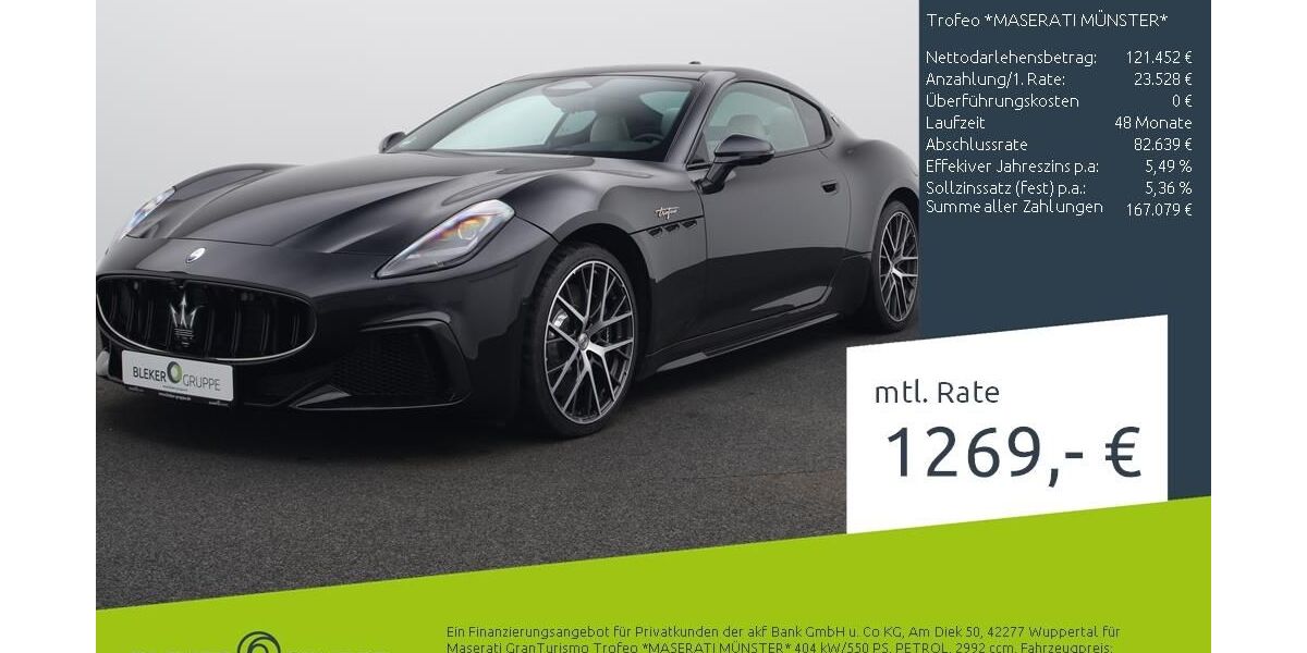 Maserati Granturismo 7.823 km 144.980 &euro; Münster - Amelsbüren 48163