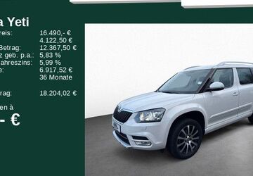 Skoda Yeti 92.516 km 16.490 &euro; Rödermark 63322