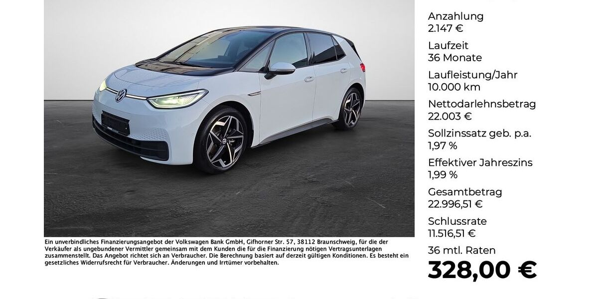 VW ID.3 44.433 km 24.150 &euro; Lengerich 49525