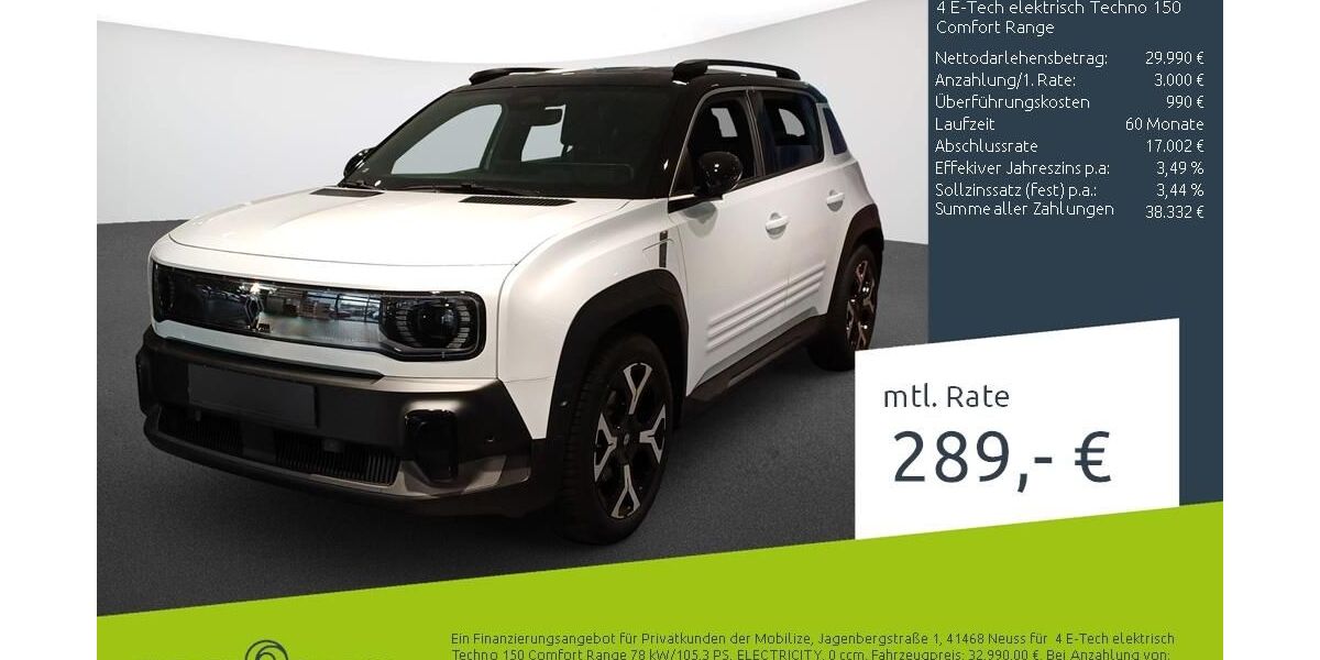 Renault R 4 1.500 km 32.990 &euro; Bremen 28207