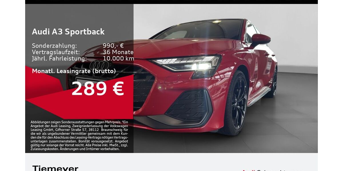 Audi A3 10.034 km 35.990 &euro; Dorsten 46284