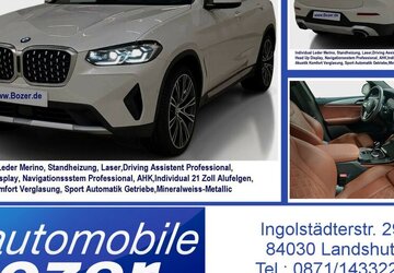 BMW X4 xDr 30d Leder Individual Merino NP:92.239 23.000 km 48.990 &euro; Landshut 84030