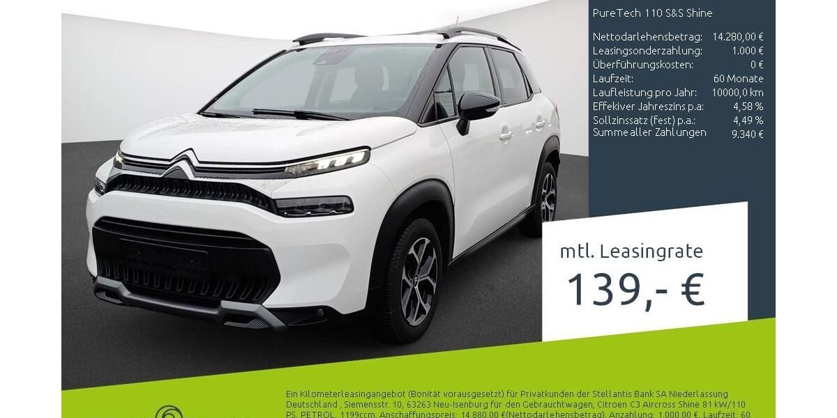 Citroen C3 Aircross 18.812 km 13.270 &euro; Borken 46325