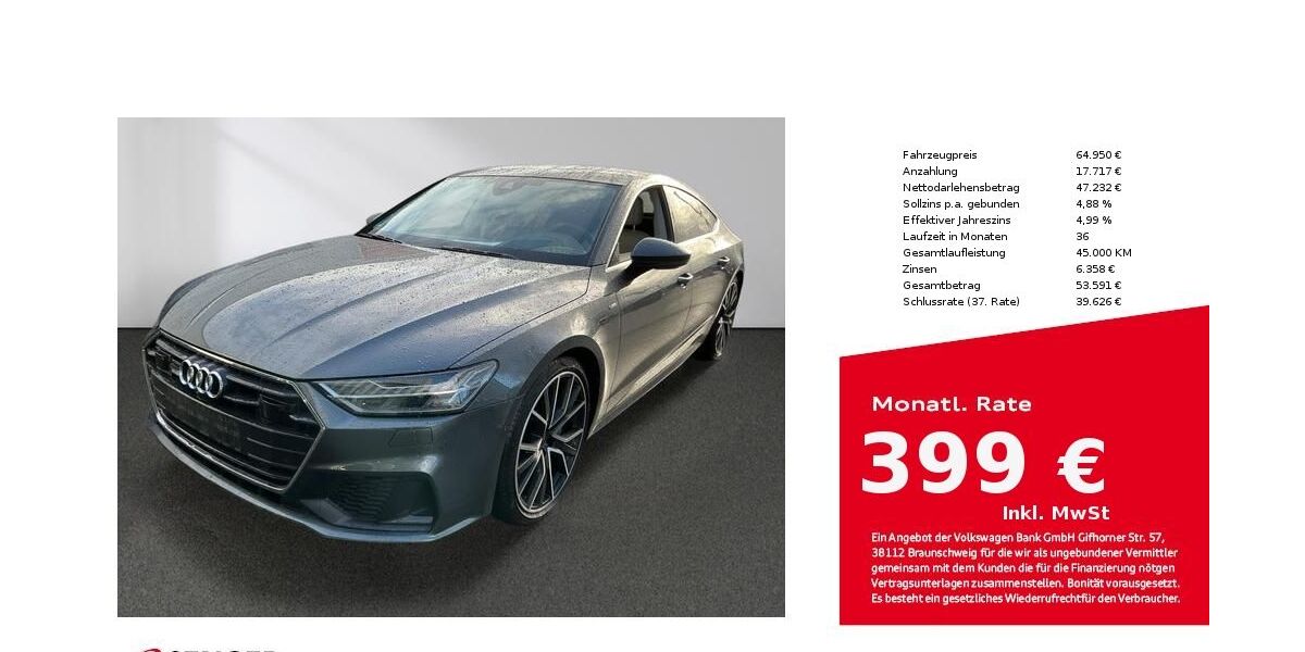 Audi A7 43.300 km 62.980 &euro; Lübeck 23556