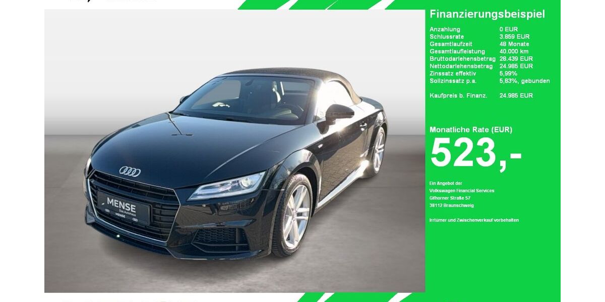 Audi TT 38.500 km 24.985 &euro; Oelde (Stromberg) 59302