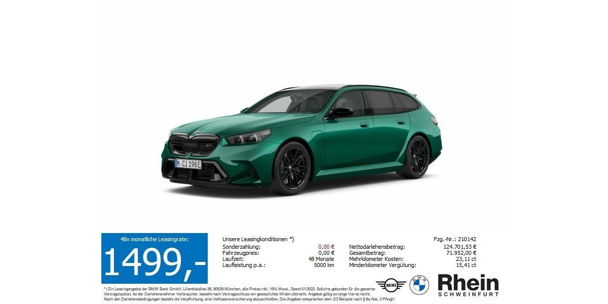 BMW M5 5.699 km 124.950 &euro; Schweinfurt 97424