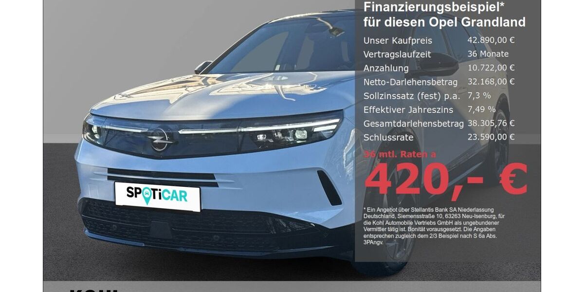 Opel Grandland (X) 1.500 km 42.890 &euro; Aachen 52078