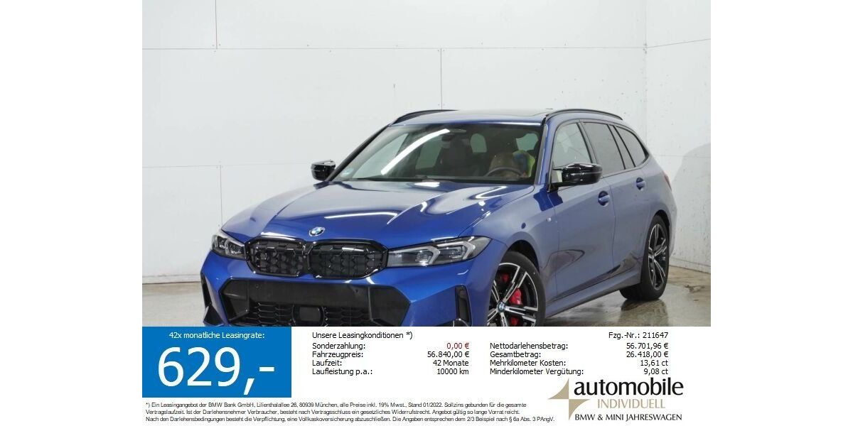 BMW M340d 24.200 km 56.740 &euro; Paderborn 33100