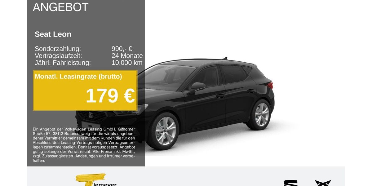 Seat Leon 25.699 km 27.340 &euro; Bochum 44809