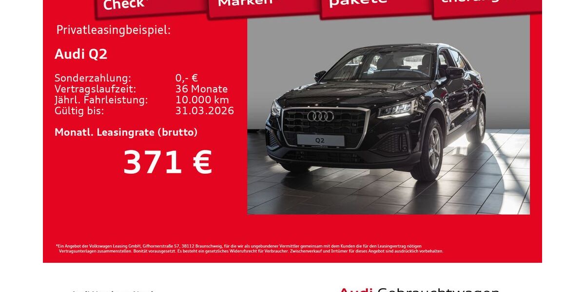 Audi Q2 1.890 km 27.990 &euro; Hamburg 22419