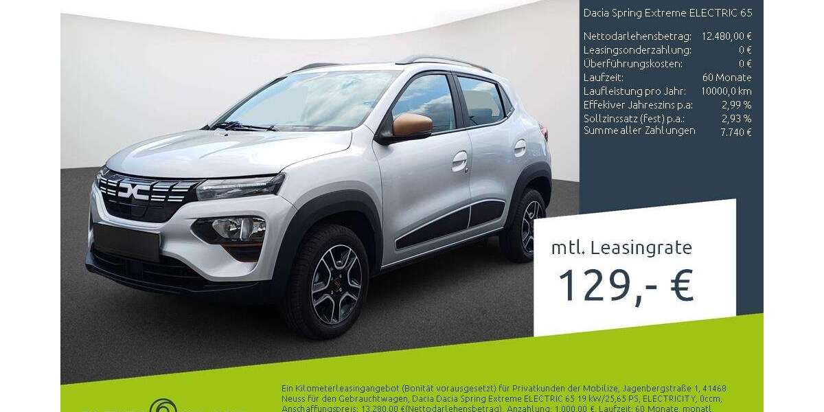 Dacia Spring 6.428 km 11.230 &euro; Borken 46325