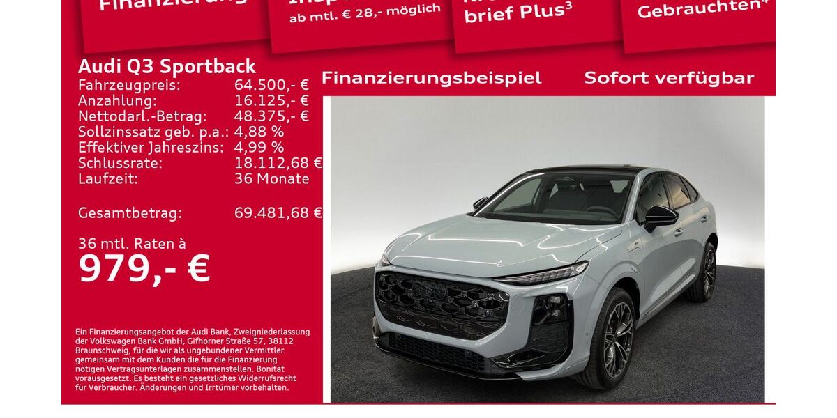 Audi Q3 6.001 km 63.700 &euro; Berlin 12489