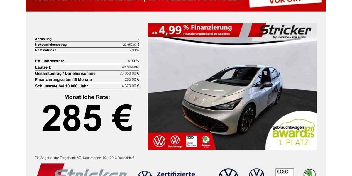 Cupra Born 52.506 km 23.949 &euro; Horn-Bad Meinberg 32805