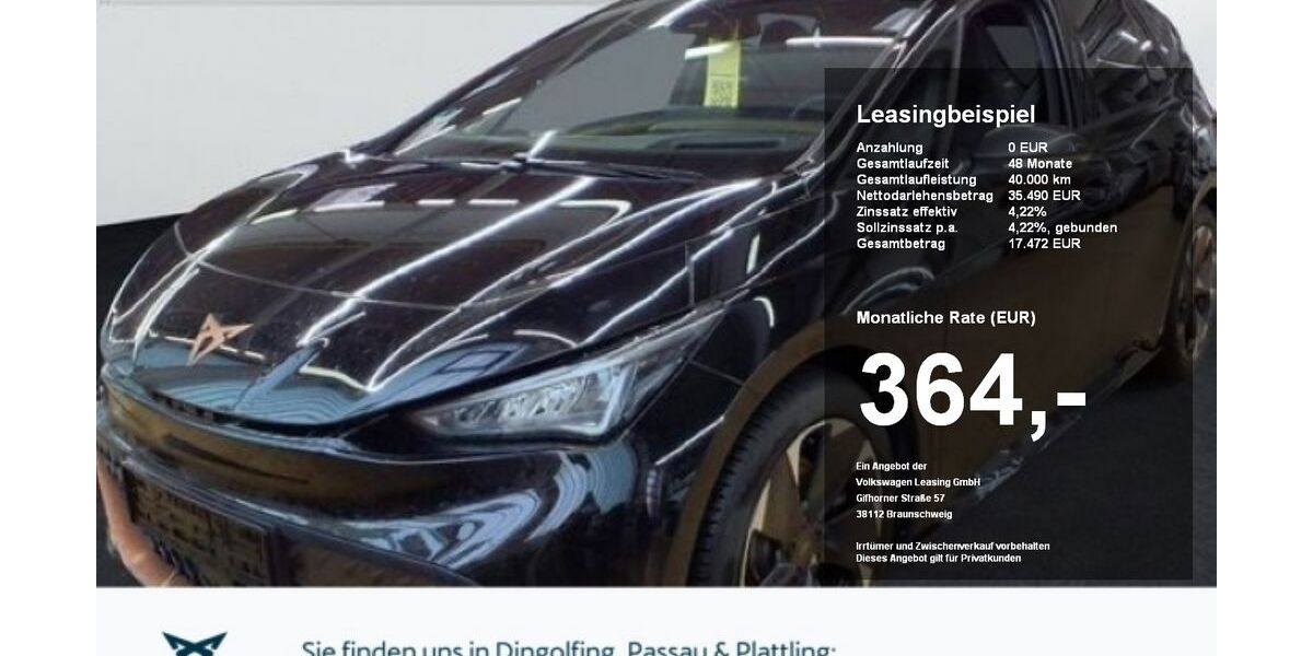 Cupra Born 29.709 km 35.490 &euro; Plattling 94447