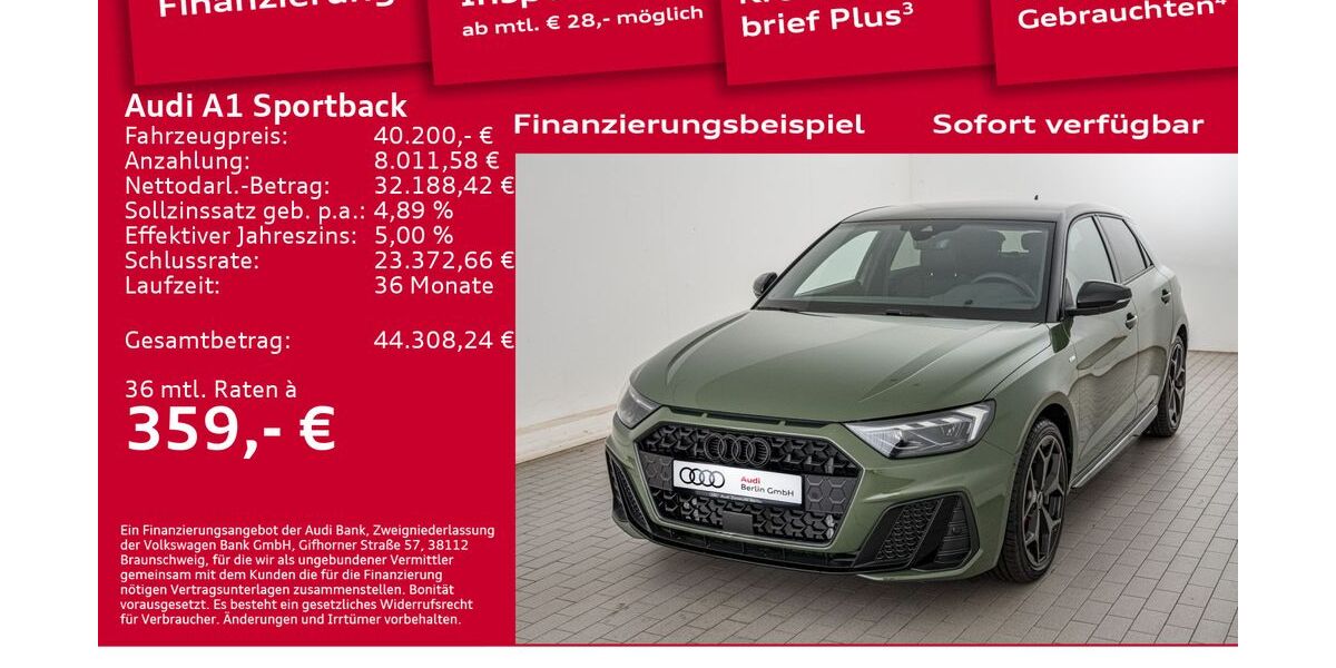 Audi A1 6.001 km 39.700 &euro; Berlin 12489