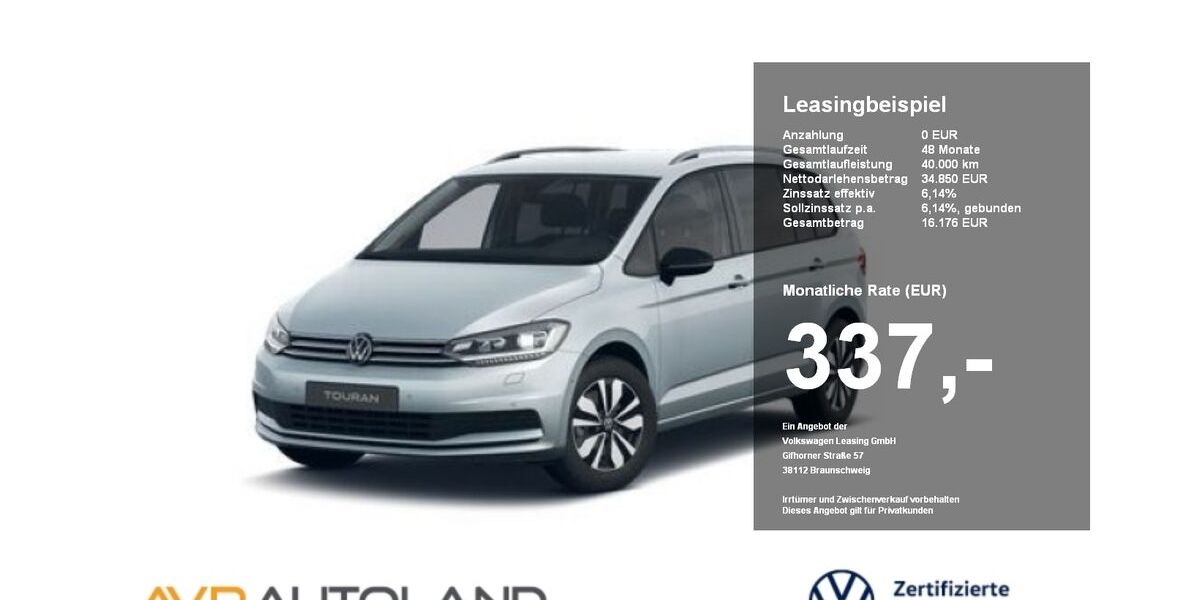 VW Touran 19.598 km 34.850 &euro; Dingolfing 84130