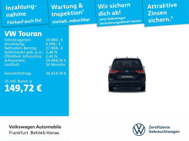 VW Touran 24.620 km 34.980 &euro; Hanau 63452