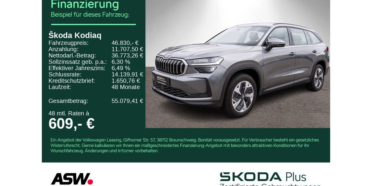 Skoda Kodiaq 27.000 km 46.830 &euro; Bad Rappenau 74906