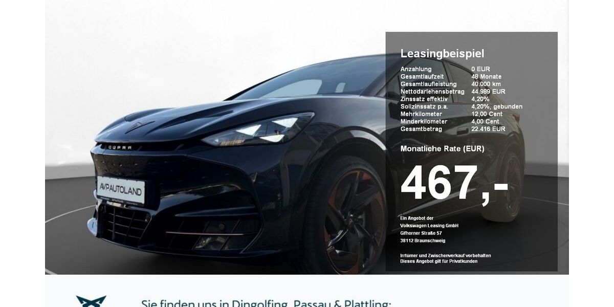 Cupra Tavascan 12.921 km 44.988 &euro; Passau 94036