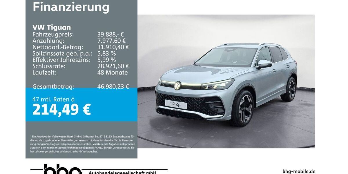 VW Tiguan 5.098 km 39.888 &euro; Kehl 77694