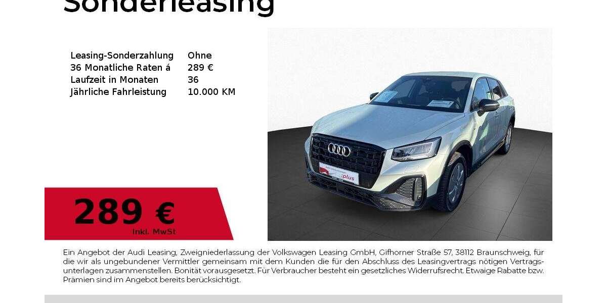 Audi Q2 7.190 km 34.890 &euro; Schwabach 91126