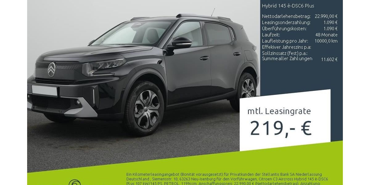 Citroen C3 Aircross 1.500 km 22.290 &euro; Borken 46325