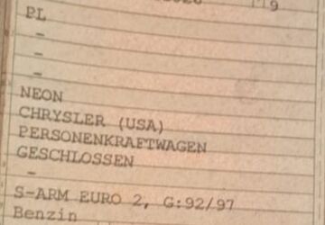 Chrysler Neon 97.000 km 1.000 &euro; Frankfurt am Main 60320