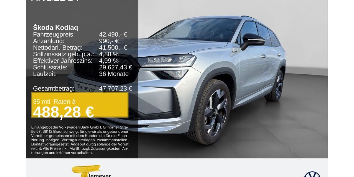 Skoda Kodiaq 8.900 km 42.490 &euro; Duisburg 47059