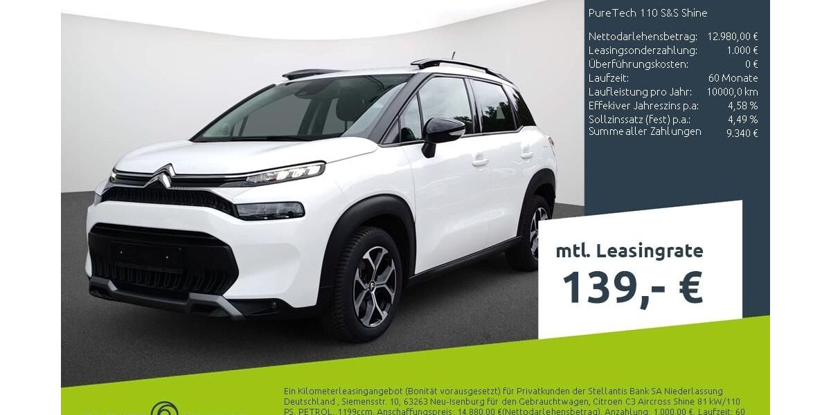 Citroen C3 Aircross 17.137 km 13.233 &euro; Borken 46325