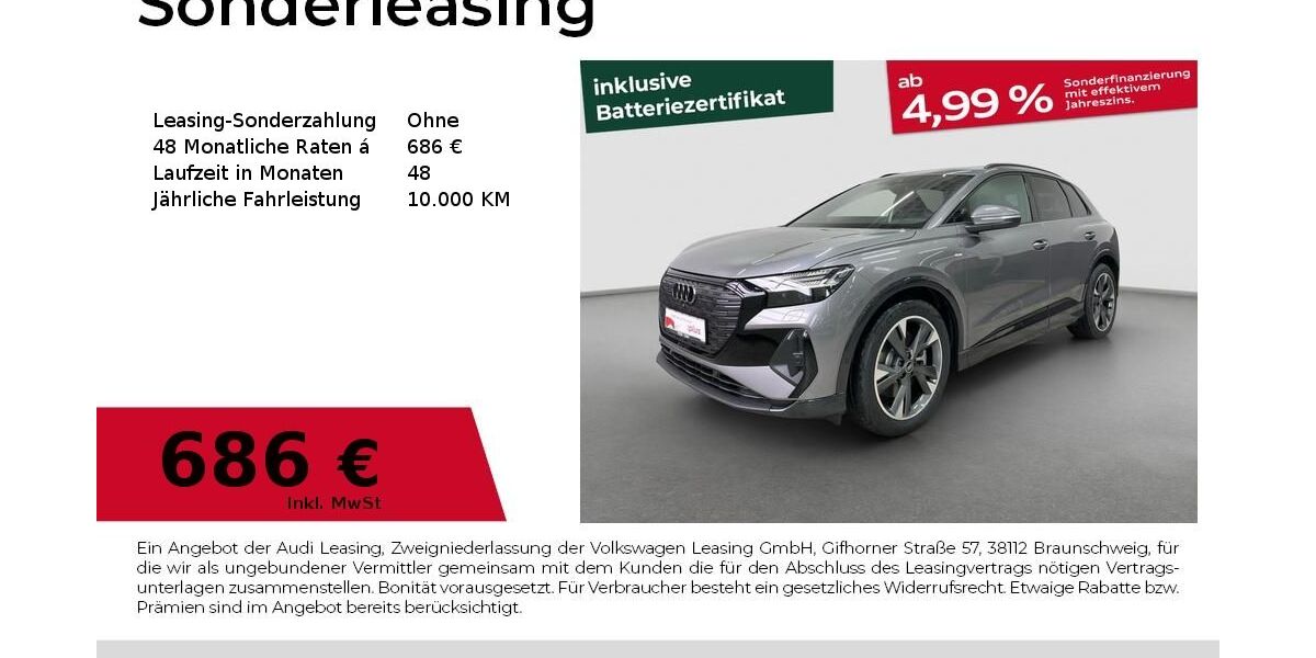 Audi Q4 e-tron 4.900 km 60.980 &euro; Fürth 90763