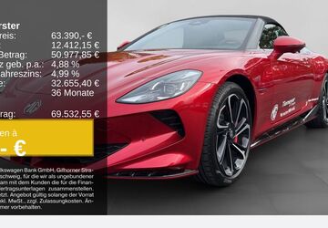 MG Cyberster 1.500 km 63.390 &euro; Hemer 58675