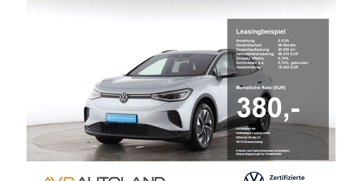 VW ID.4 9.425 km 37.950 &euro; Plattling 94447