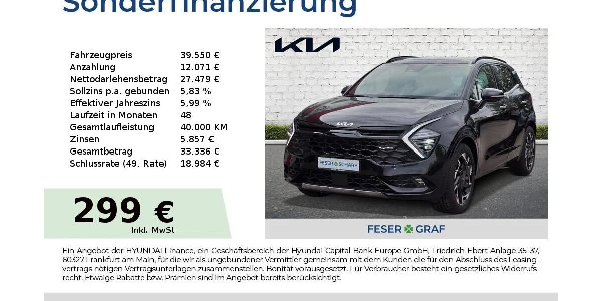 Kia Sportage 10.498 km 39.550 &euro; Nürnberg 90425