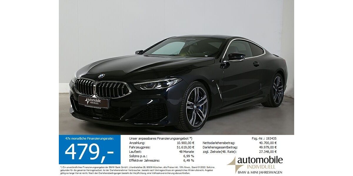 BMW M850 100.000 km 49.749 &euro; Paderborn 33100