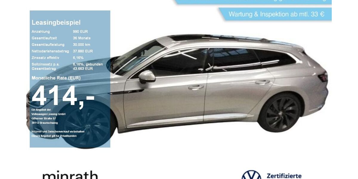 VW Arteon 11.724 km 37.380 &euro; Moers 47441