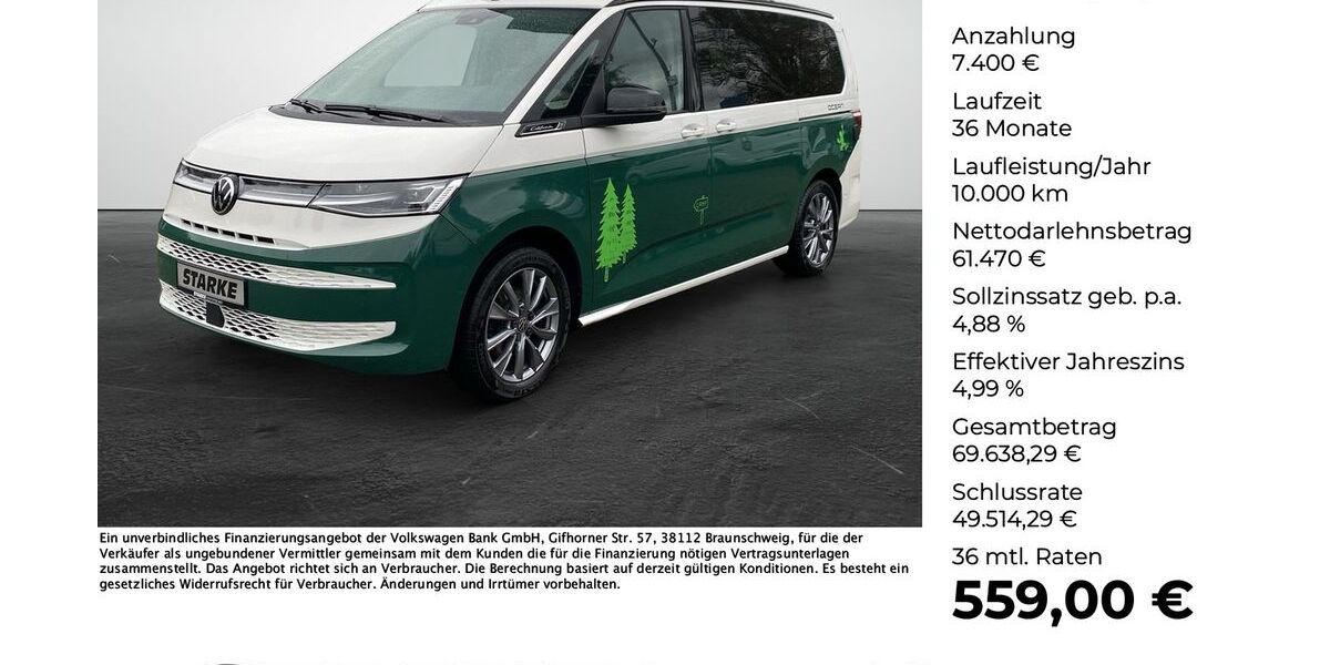 VW T7 California 4.360 km 68.870 &euro; Lotte 49504