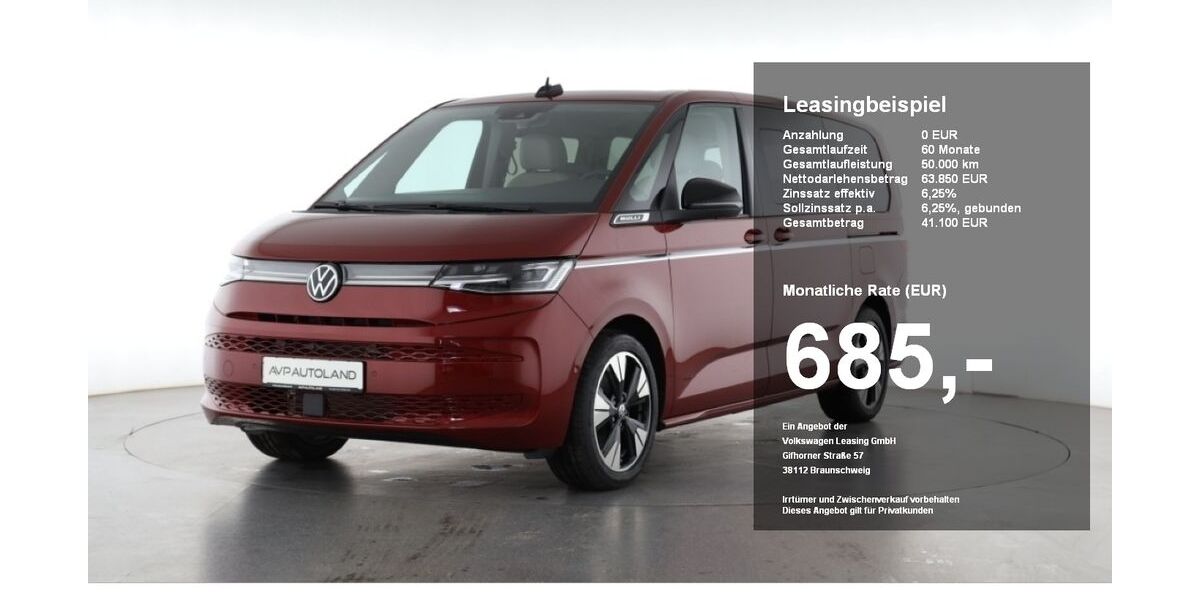 VW T7 Multivan 8.995 km 63.850 &euro; Dingolfing 84130