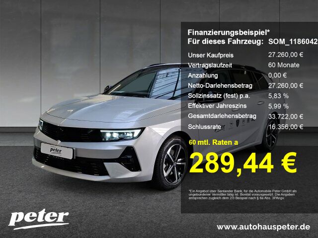 Opel Astra 7.500 km 25.840 &euro; Eschwege 37269