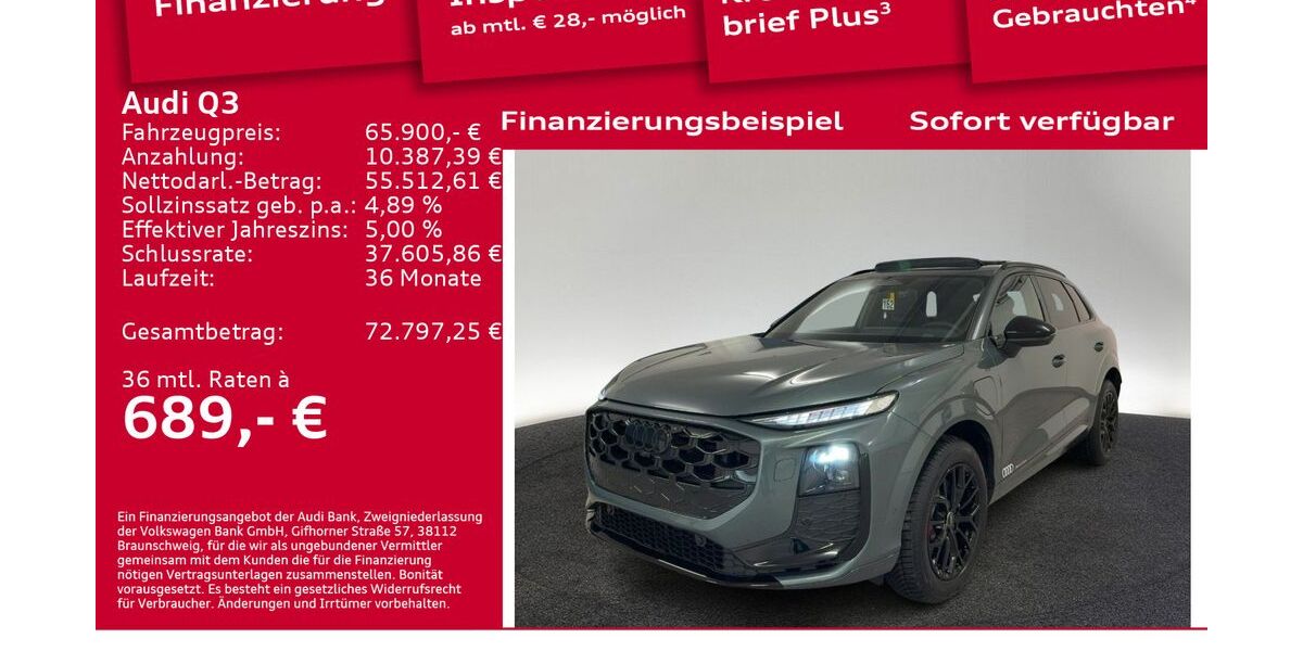 Audi Q3 6.001 km 64.990 &euro; Berlin 12489