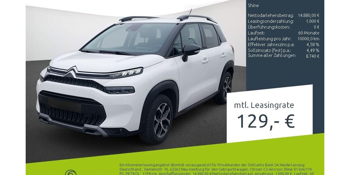 Citroen C3 Aircross 20.525 km 14.880 &euro; Borken 46325