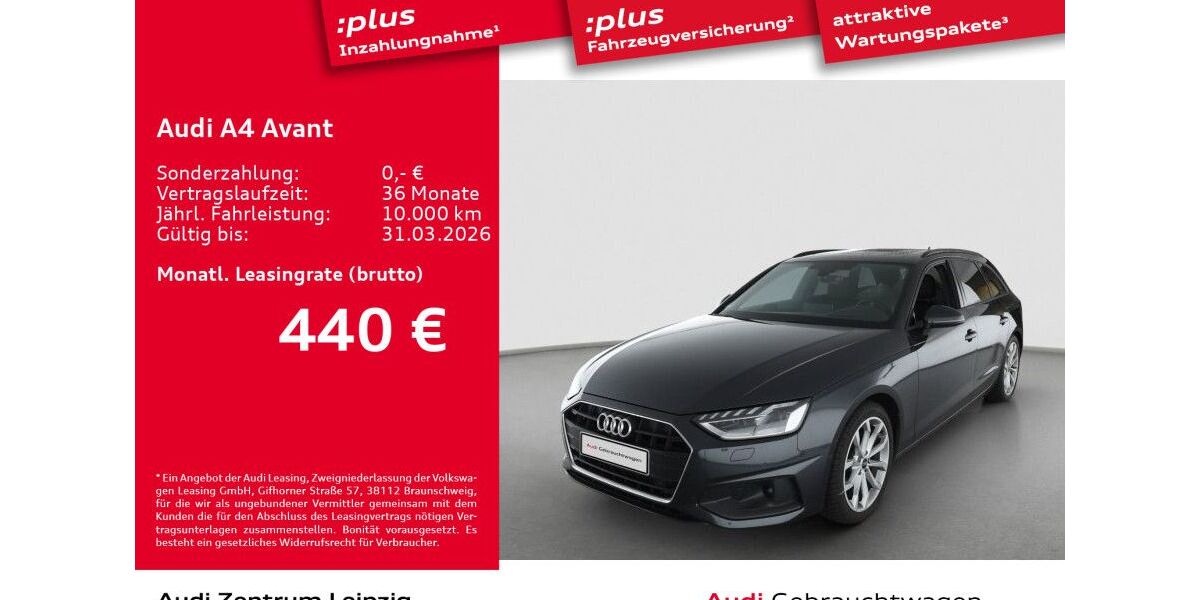 Audi A4 33.833 km 37.890 &euro; Leipzig 04129