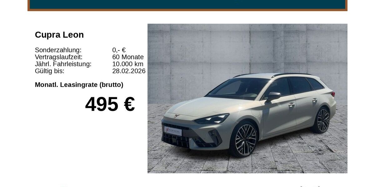 Cupra Leon 7.500 km 45.990 &euro; Bayreuth 95448