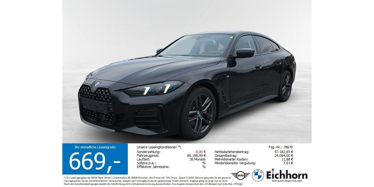 BMW 430 8.656 km 57.999 &euro; Miltenberg 63897