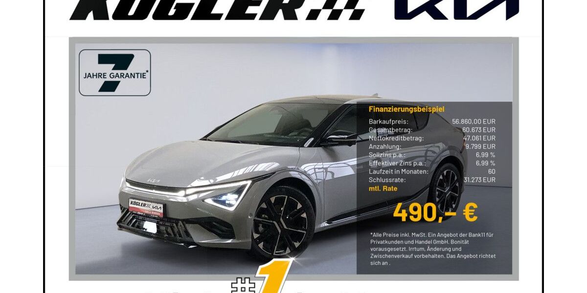 Kia EV6 7.500 km 56.860 &euro; Rosbach | Frankfurt Nord 61191