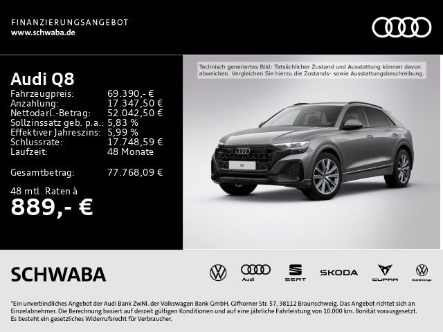 Audi Q8 22.804 km 69.390 &euro; Gersthofen 86368